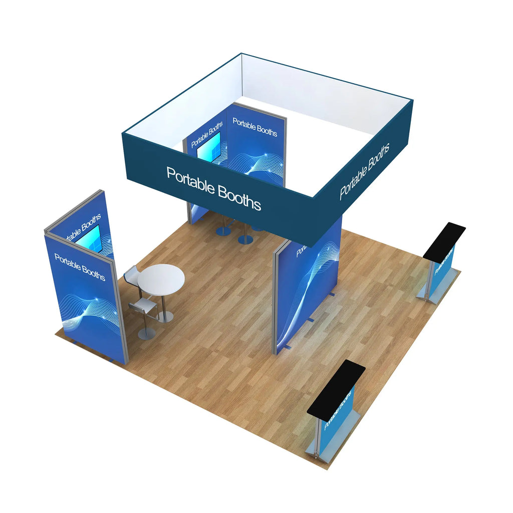 20 x 20 Backlit Exhibit Package Portable Booths