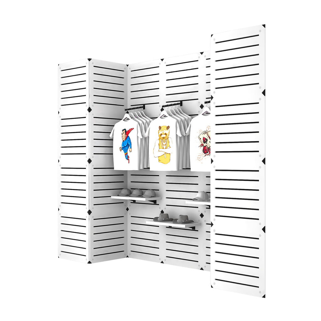 10’ U Shaped Slatwall Display Portable Booths